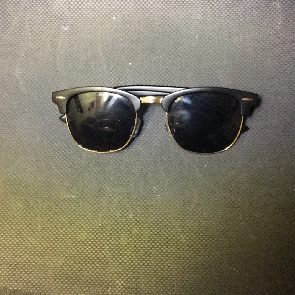 Black and gold sunglasses